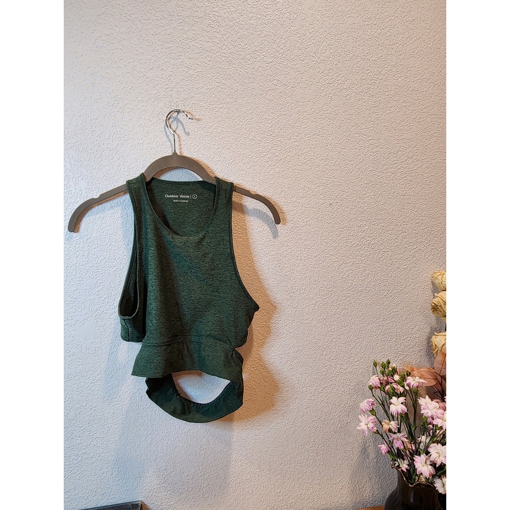 Outdoor Voices‎ Matching Set S Leggings & slash Crop Top Workout Fitness Pilates